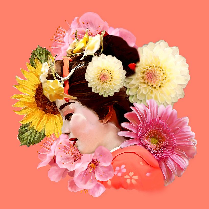 My project in Textile Prints with Digital Techniques course 2