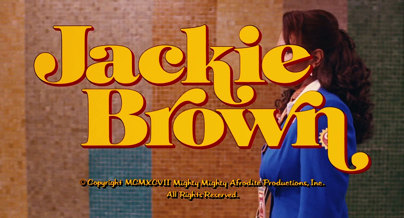 Ed Benguiat's ITC Tiffany inspired Quentin Tarantino's Jackie Brown (1997) logo.