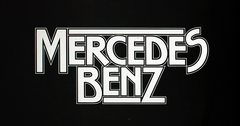 Ed Benguiat. Mercedes Benz logo version. School of Visual Arts Archive.