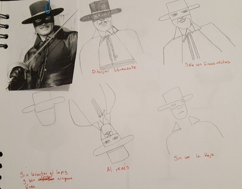 Copiando un dibujo de distintas maneras