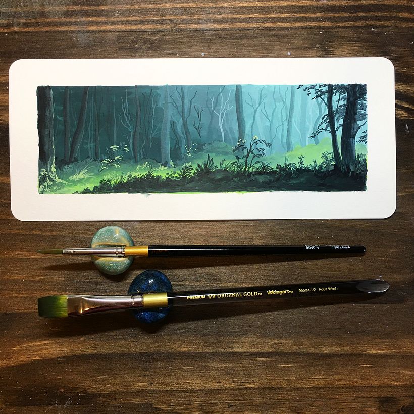 Gouache Landscapes 0