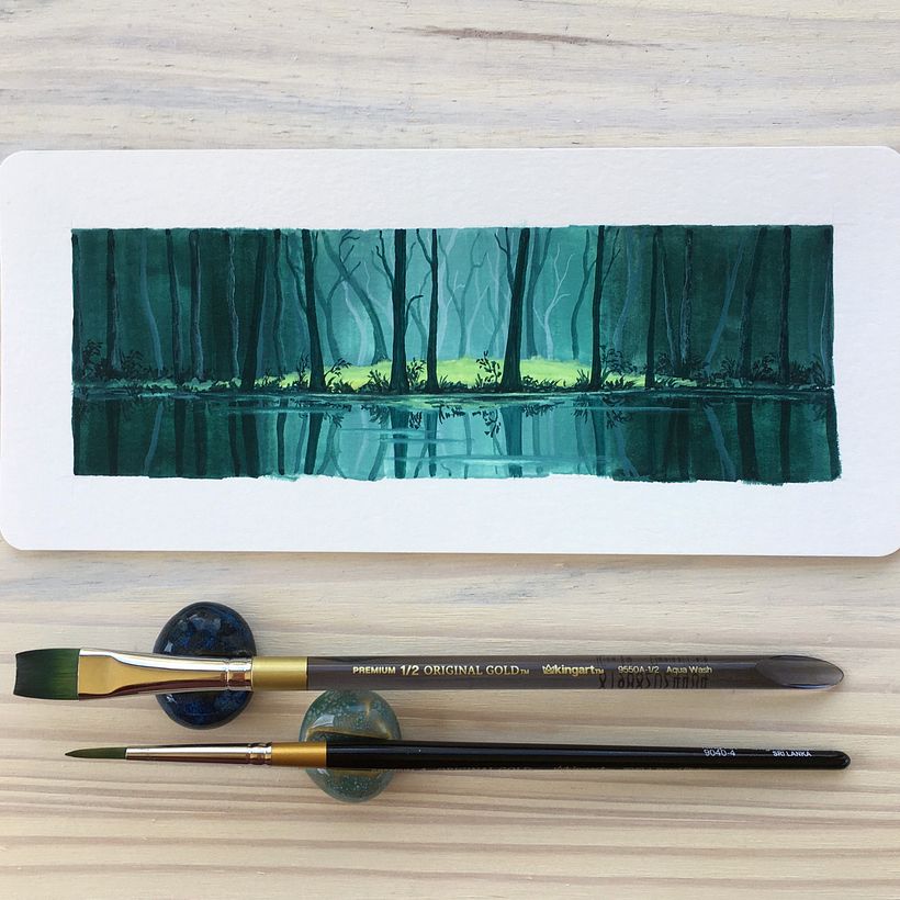 Gouache Landscapes 3