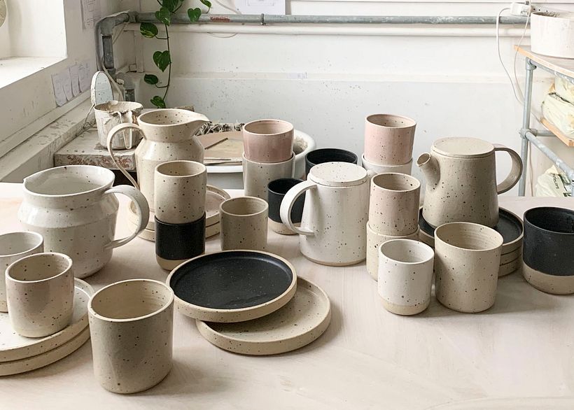 Cafe ceramics for Rise Bakehouse - Dubai 1