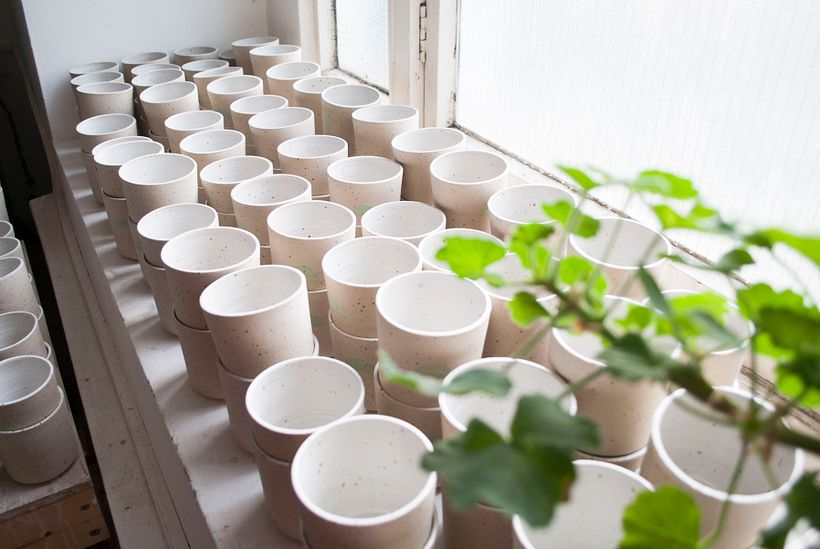 Handpainted Tumblers for Google Playtime 2019 3