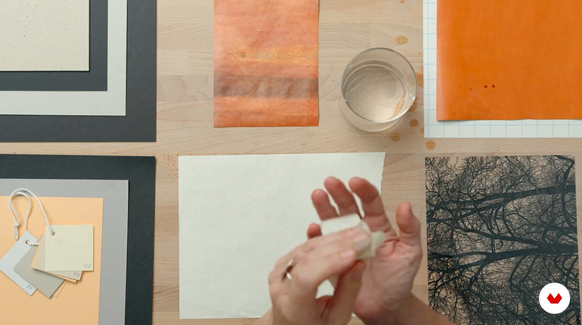 Onglet paper is very easy to shape and is water-resistant.