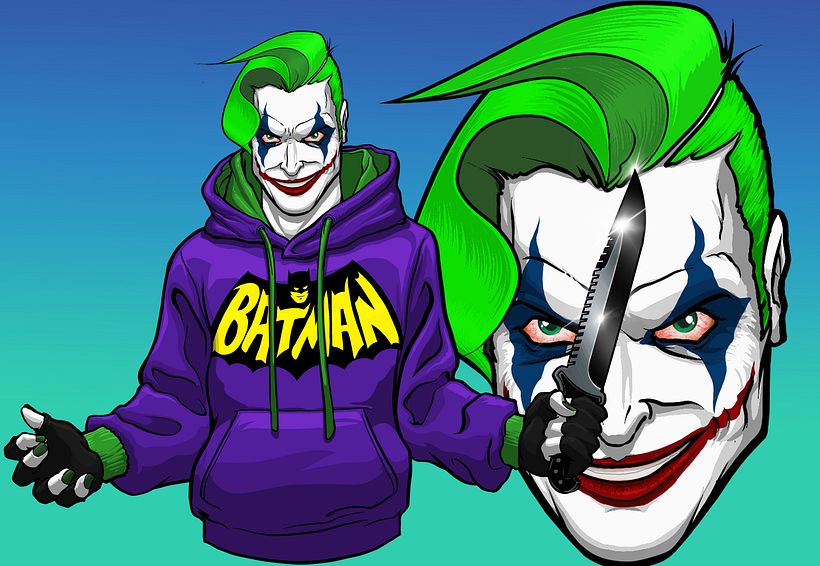 SONRIE!!! Un fanart del Guazon (Joker)