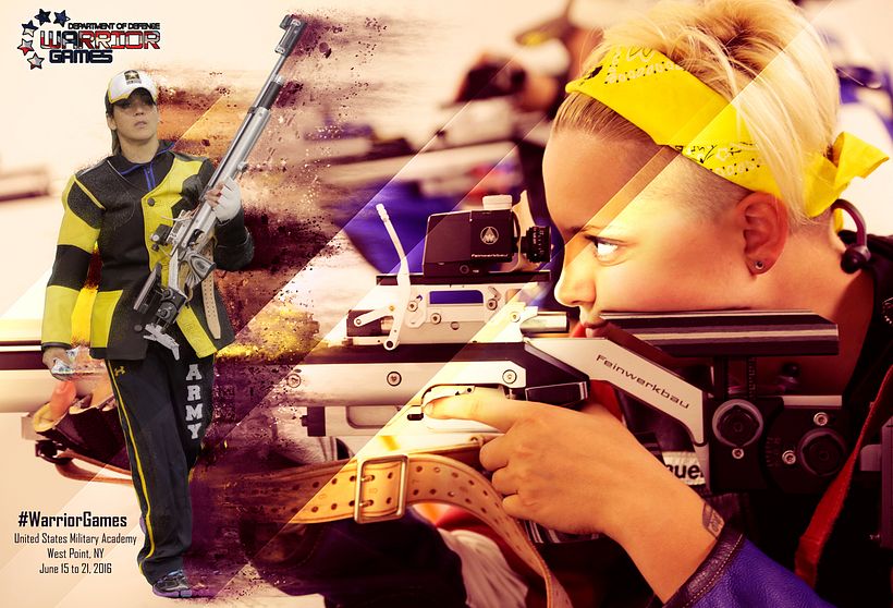 Poster Deportes fotomontaje 