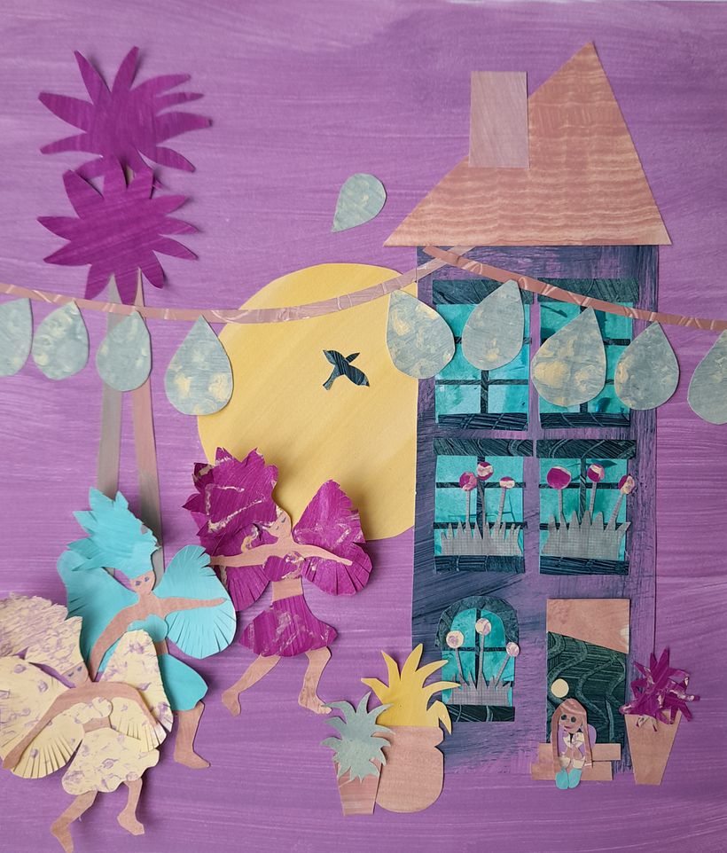 My project in Story Illustration with Paper course. Carnival Time! 2