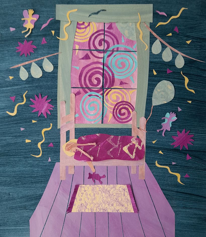 My project in Story Illustration with Paper course. Carnival Time! 3