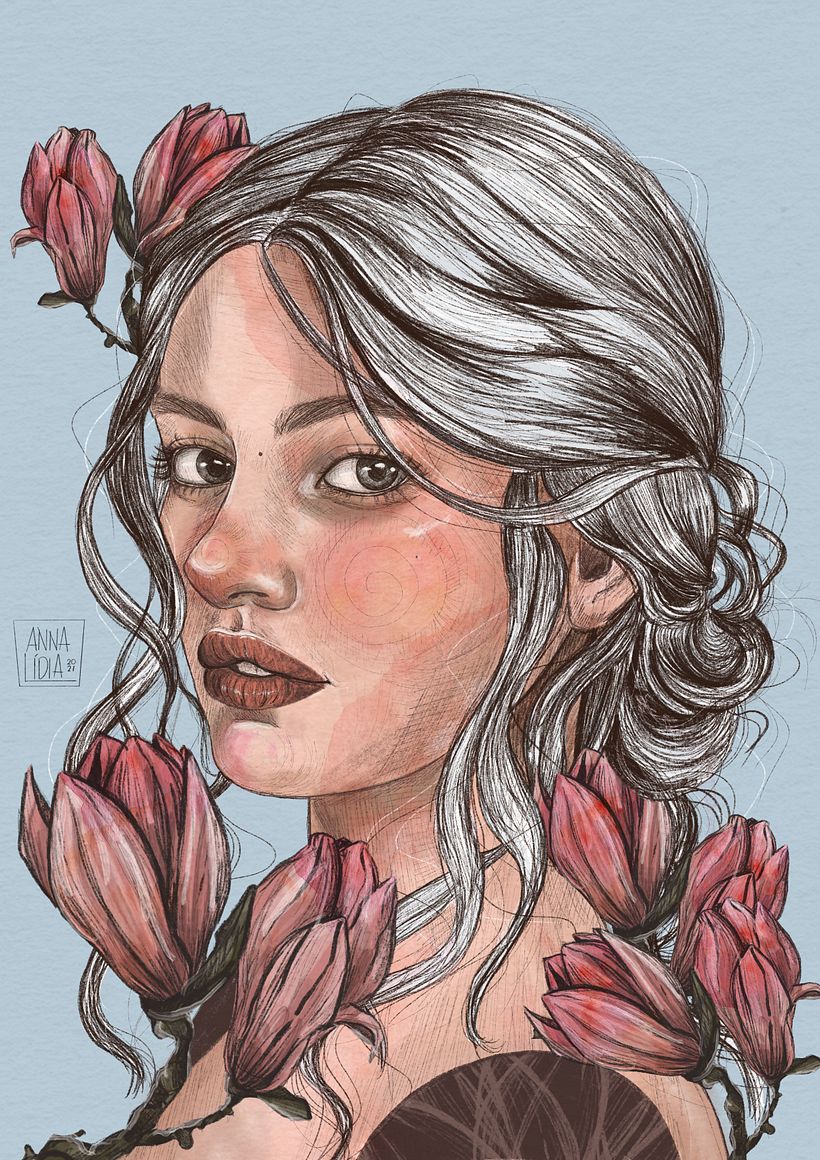 Esse curso agregou muito valor criativo e de qualidade pro meu retrato <3 Obrigada!!