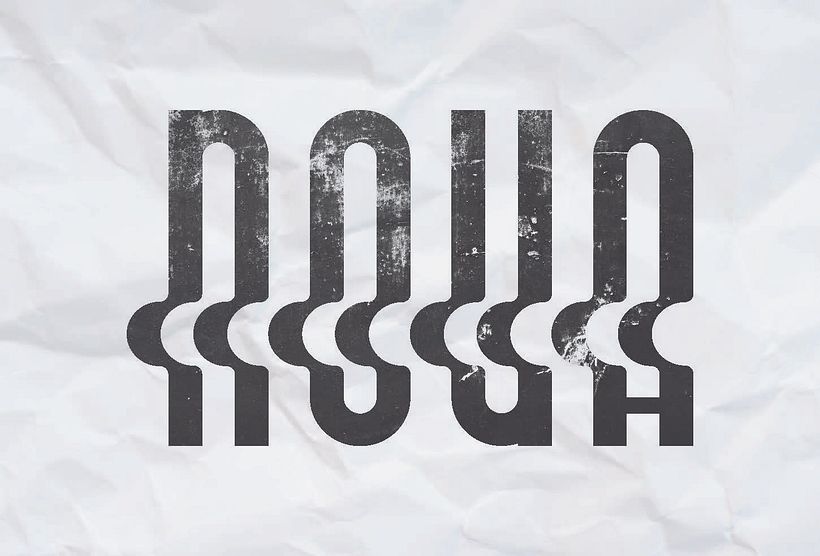 Elocuente. Tipografía con movimiento a través de sus curvas. 1