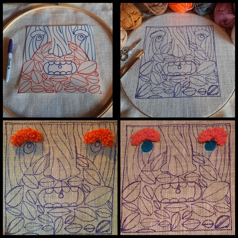 Hola Caro. A continuación te presento mi proyecto final. En esta imagen muestro los pasos del inicio del proceso.