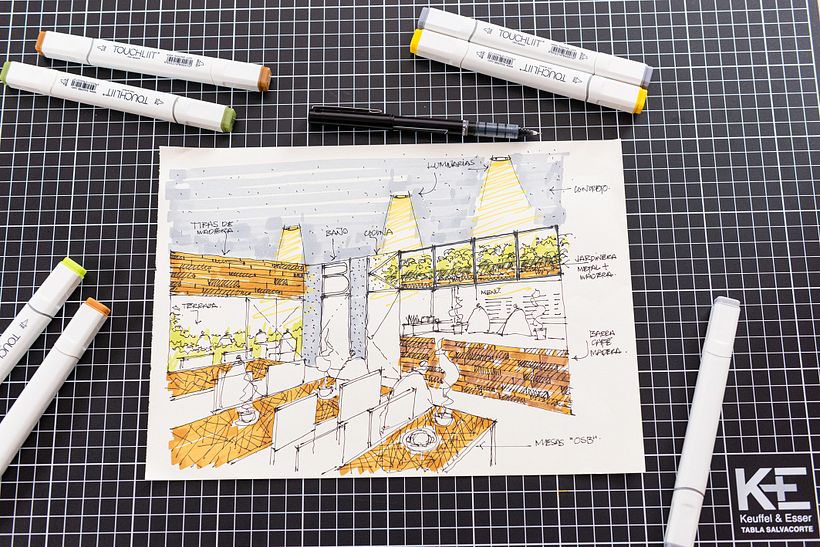 Las perspectiva es una técnica fundamental para los ilustradores y arquitectos.