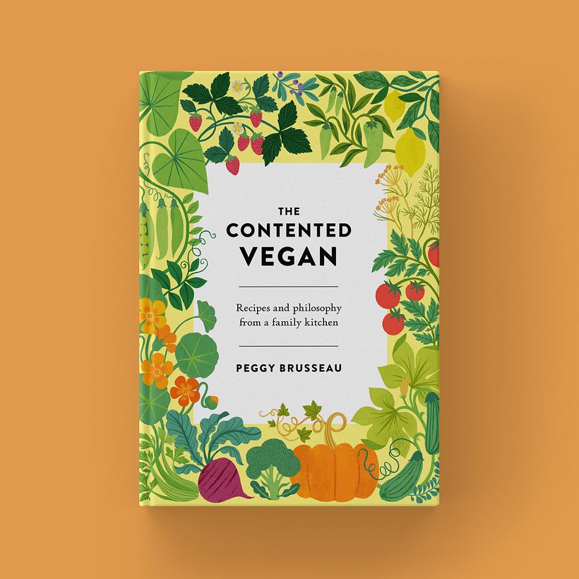 The Contented Vegan, Final Cover Design