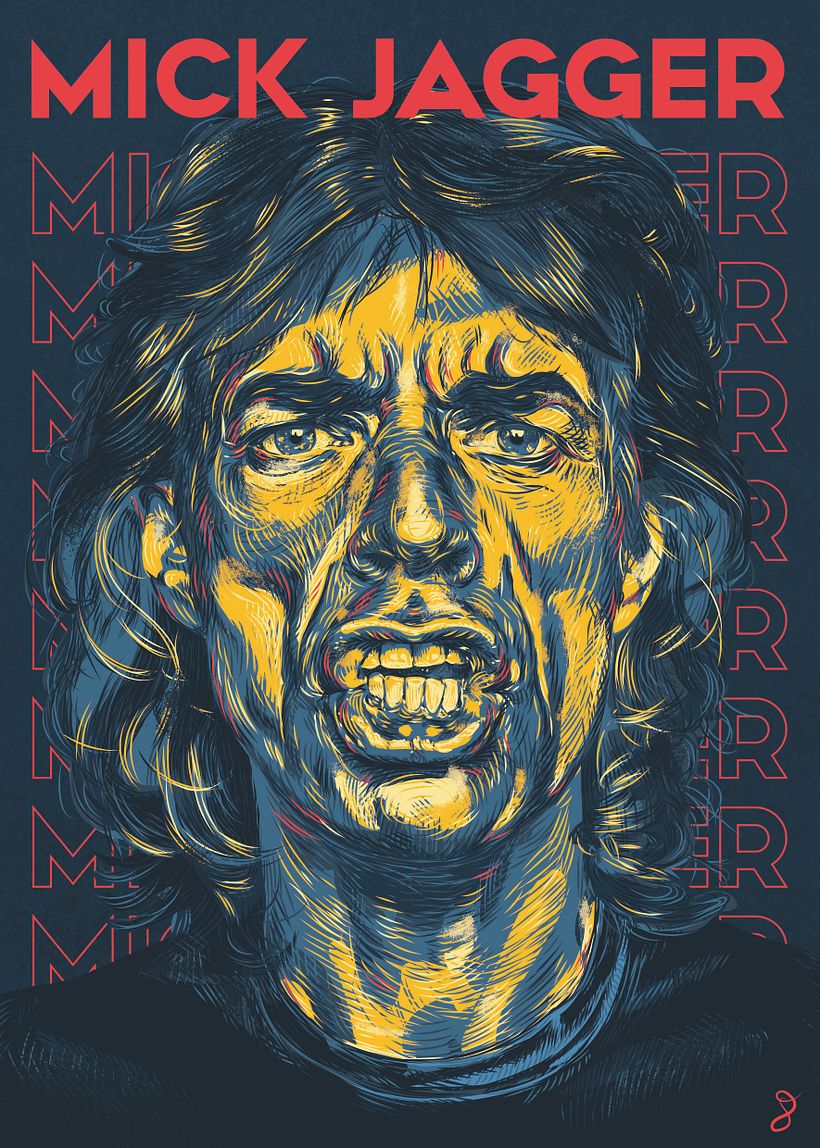My project in Portrait Illustration Techniques with Illustrator and Photoshop course 0