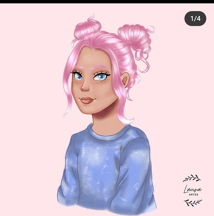 Meu projeto do curso: Retrato de personagens femininas com Procreate 0