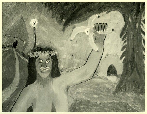 "Exaltation", by Pavel Jerdanowitch, who made up a whole new modern art movement [Source: Museum of Hoaxes]