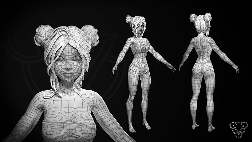 Stylized Girl 7