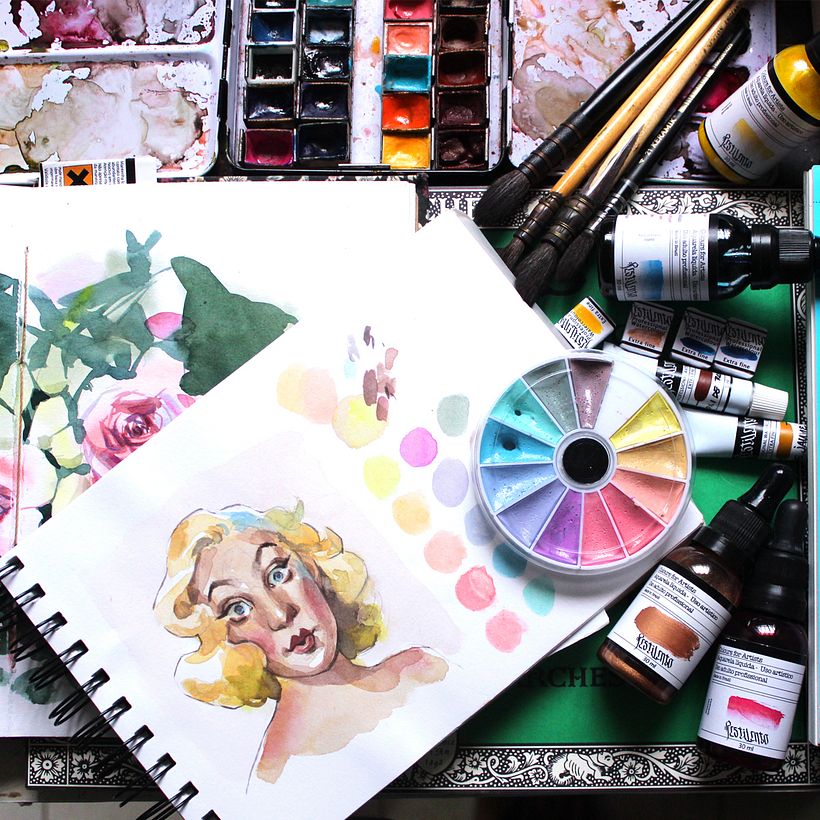 Pin Up sketchbook -1