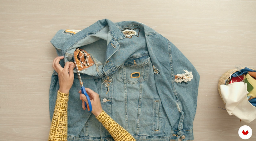 Embroidery can give your used clothing a new life. Ofelia & Antelmo