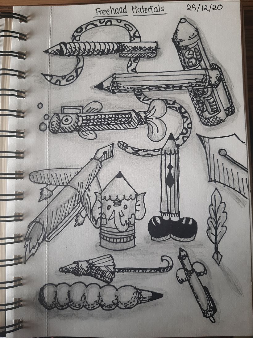Adding a few characteristics from inspiration around me