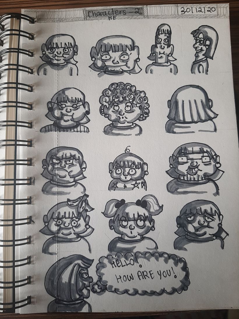 Me and my many emotions (you can kinda gauge what I look like :) )