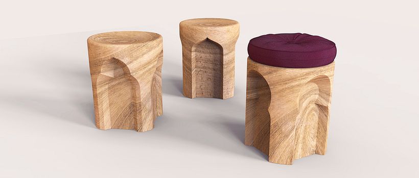 Arch Stool 1