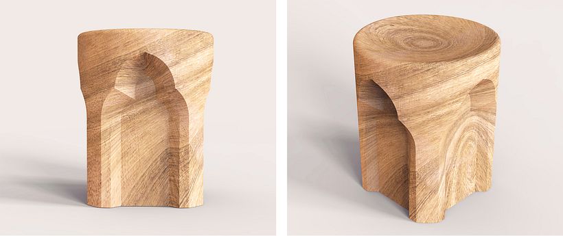 Arch Stool 6