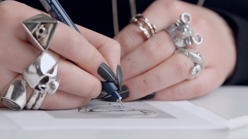 Tutorial Dibujo: técnicas gráficas para diseñar tatuajes desde cero 5