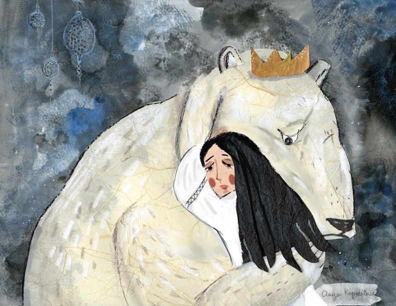 Illustration 3: The Bear has to leave for the land East of the Sun and West of the Moon.