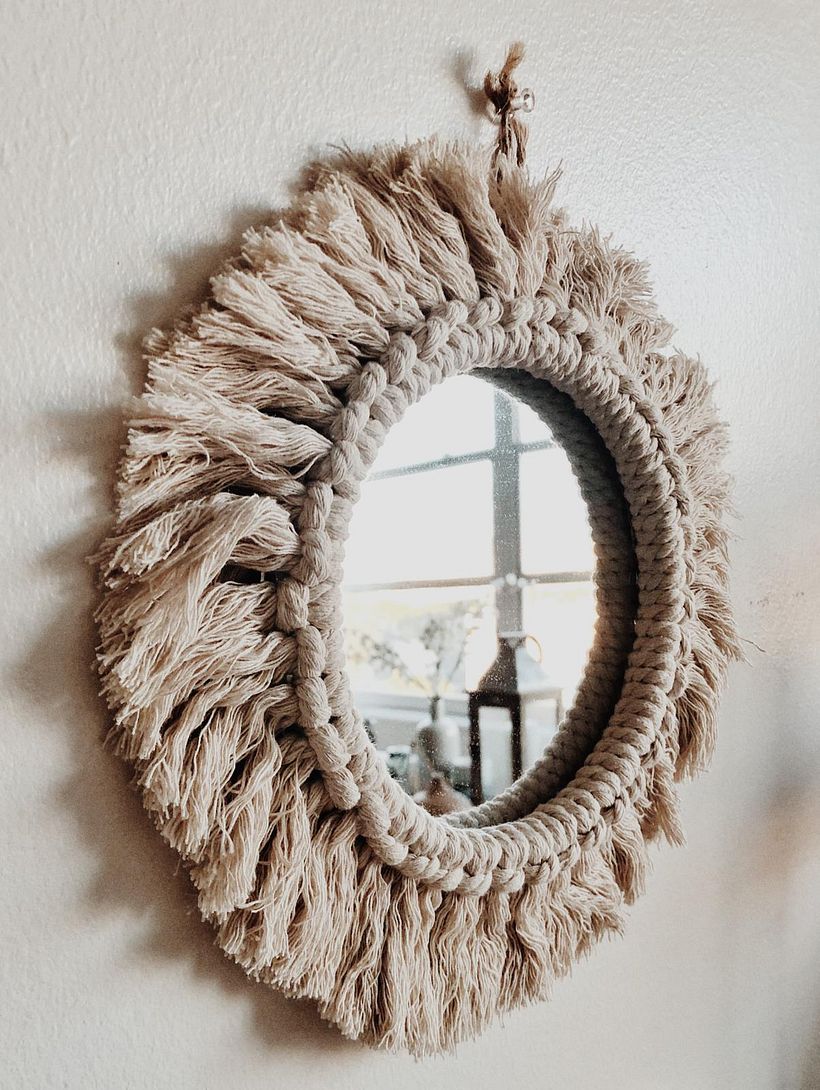 Macrame Mirror 0