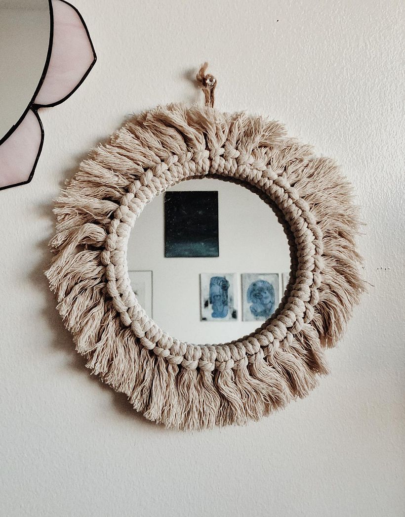 Macrame Mirror 1