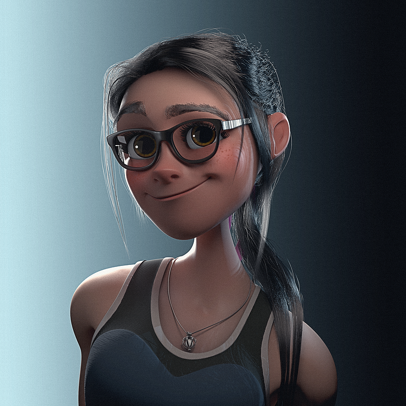 Mi Proyecto del curso: Creación de pelo 3D con XGen de Maya  1