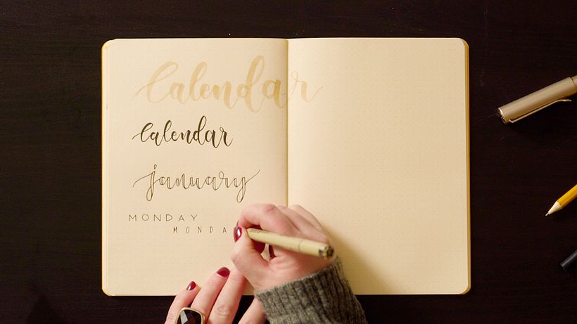 Bullet Journal Tutorial: Ideas To Improve Your Hand-Lettered Fonts 5
