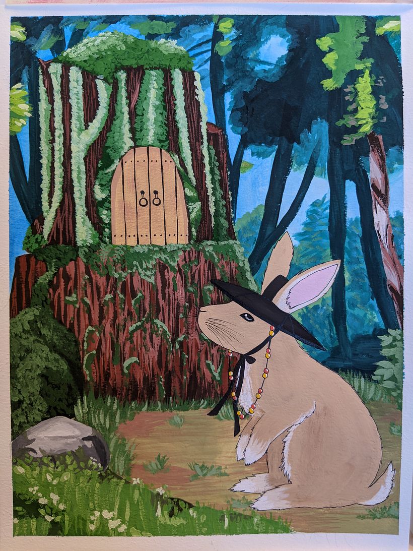 My project in Illustration Techniques with Watercolor and Gouache course 1