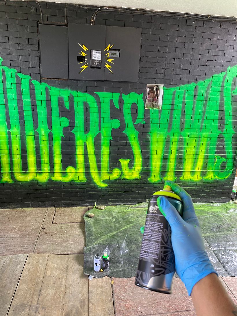 Mi Proyecto del curso: Mural Mujeres Vivas y Libres 2