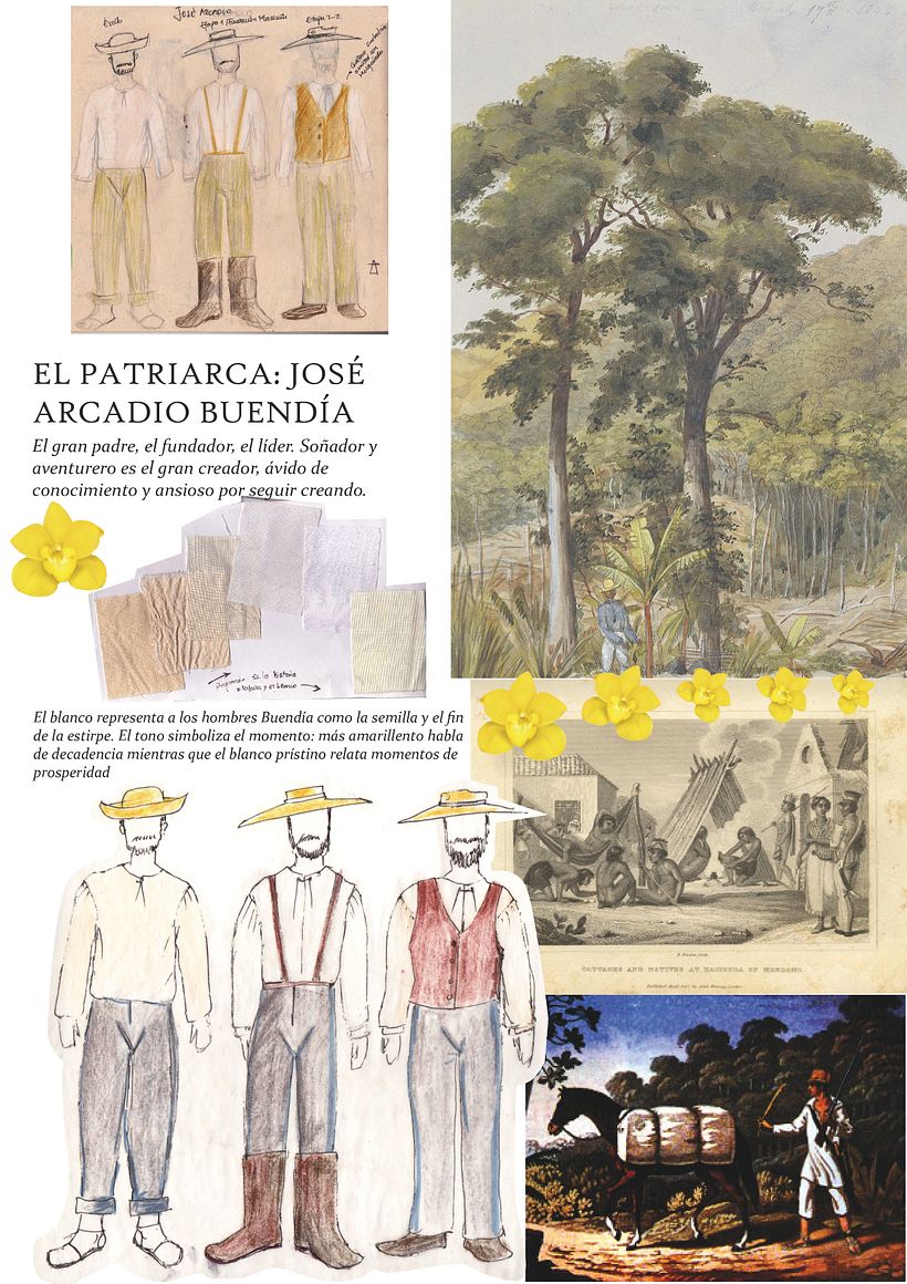 CIEN AÑOS DE SOLEDAD, Proyecto diseño de vestuario para cine y televisión 4