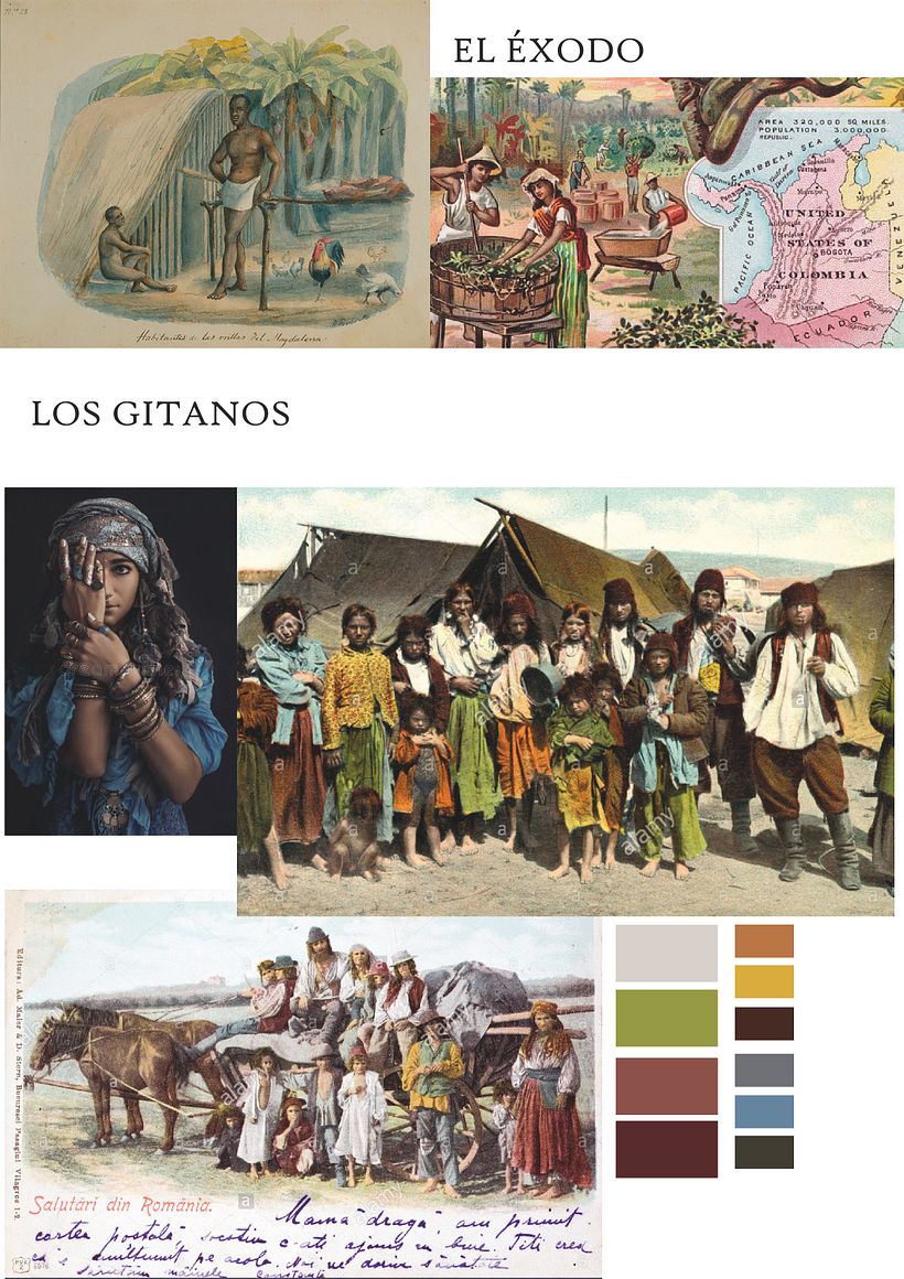 CIEN AÑOS DE SOLEDAD, Proyecto diseño de vestuario para cine y televisión 5