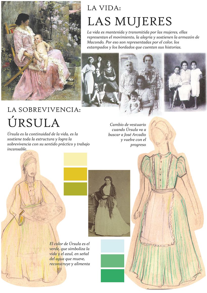 CIEN AÑOS DE SOLEDAD, Proyecto diseño de vestuario para cine y televisión 6
