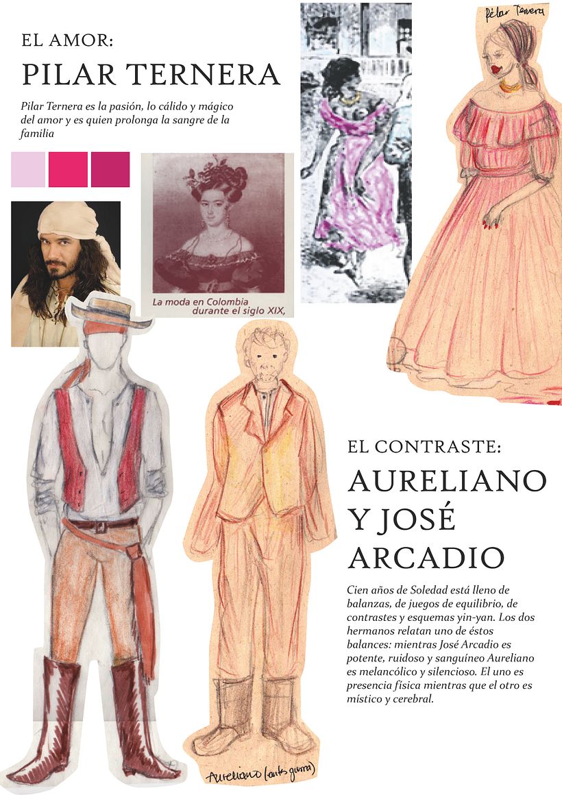 CIEN AÑOS DE SOLEDAD, Proyecto diseño de vestuario para cine y televisión 7