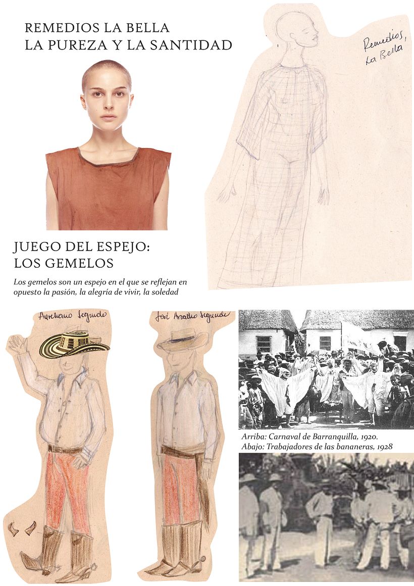 CIEN AÑOS DE SOLEDAD, Proyecto diseño de vestuario para cine y televisión 10