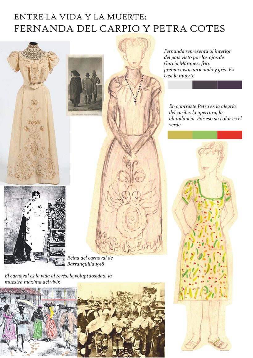 CIEN AÑOS DE SOLEDAD, Proyecto diseño de vestuario para cine y televisión 11