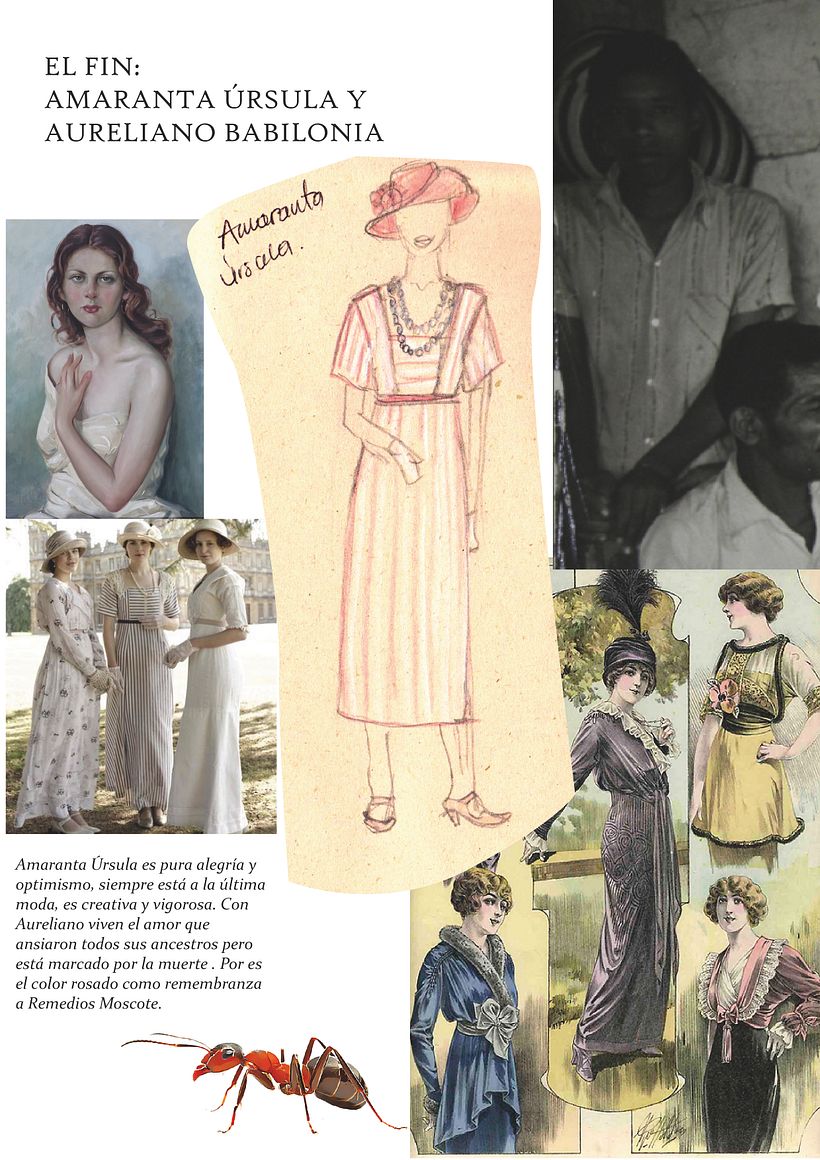 CIEN AÑOS DE SOLEDAD, Proyecto diseño de vestuario para cine y televisión 13