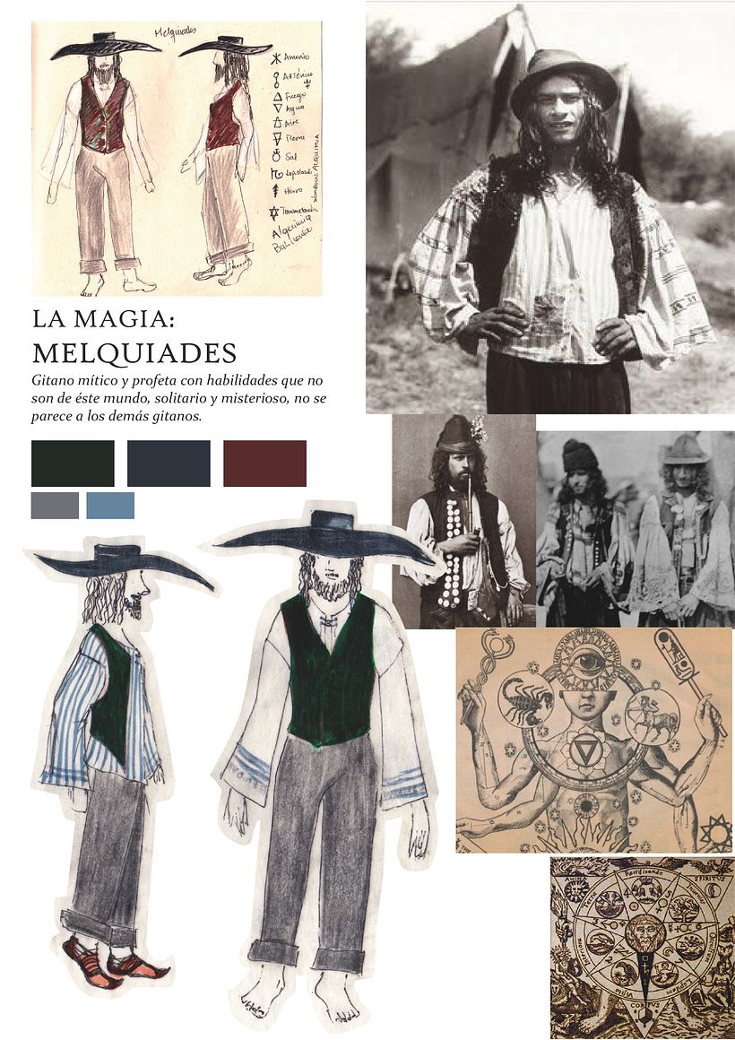 CIEN AÑOS DE SOLEDAD, Proyecto diseño de vestuario para cine y televisión 3