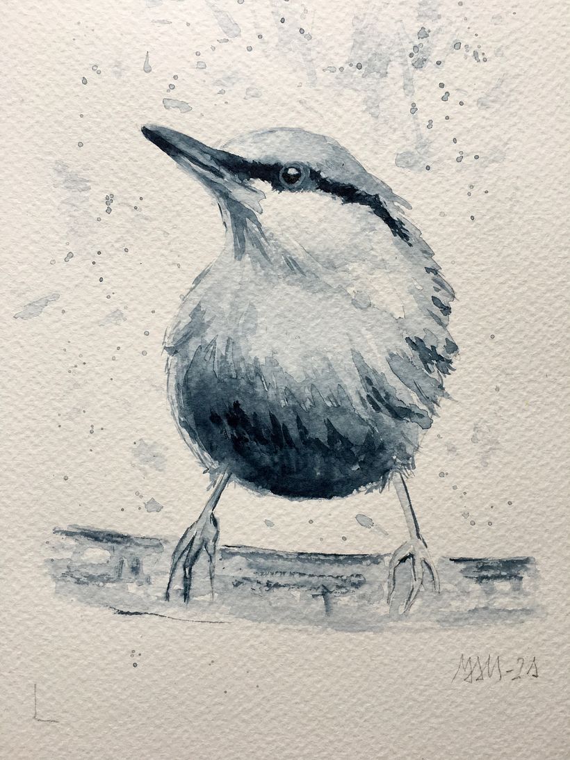 Then, the second, monochromatic. I liked this one