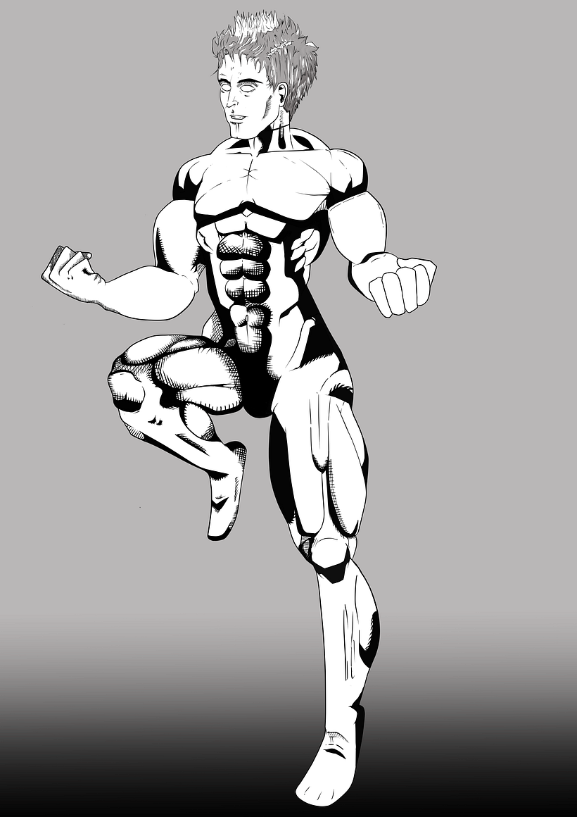 Mi Proyecto del curso: Ilustración para cómics: anatomía de un superhéroe -1