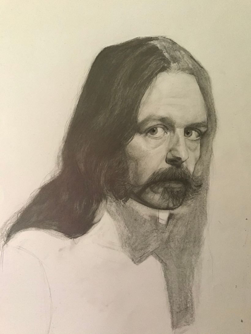 Meu projeto do curso: Retrato realista com lápis grafite 2