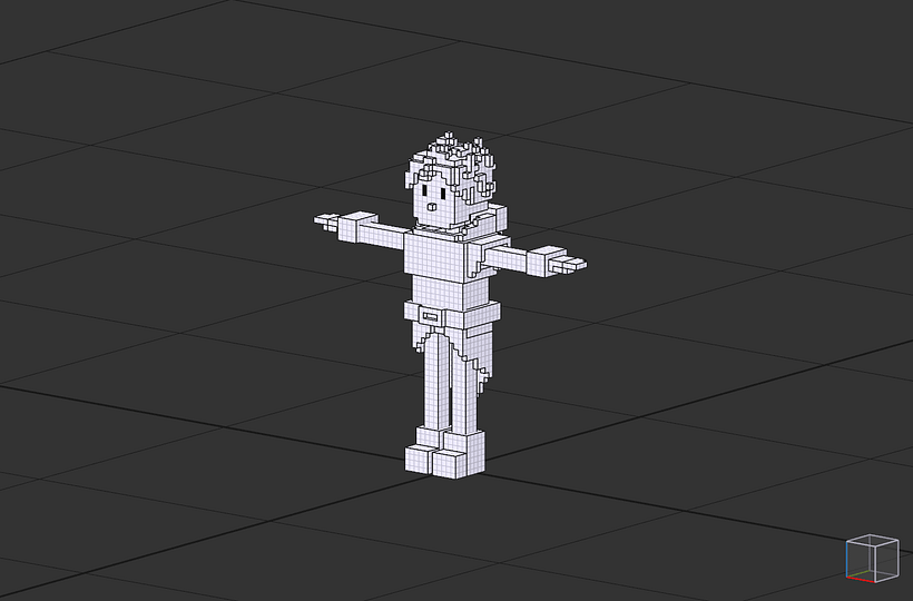 Voxel Art - Mage Character 6