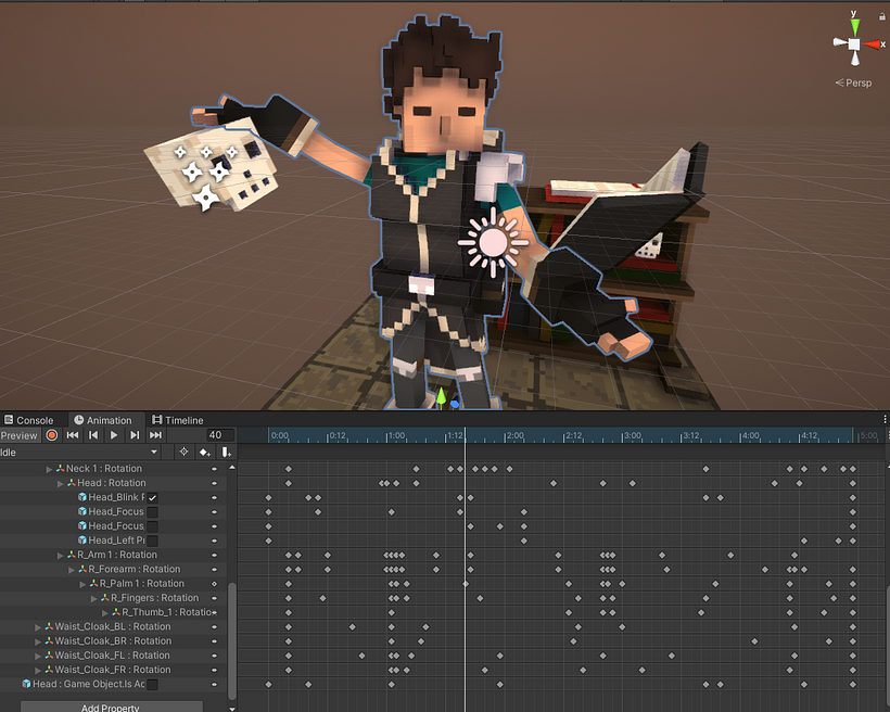 Voxel Art - Mage Character 12