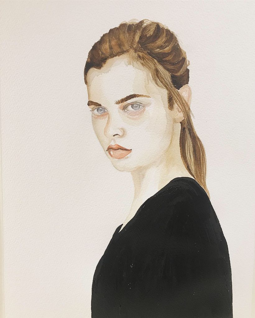 My project in Watercolor Portrait from a Photo course 0